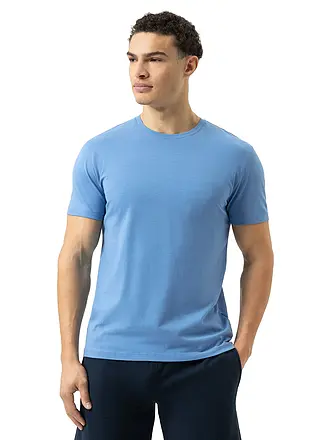 MEY | Pyjama T-Shirt RELAX pale sun | blau